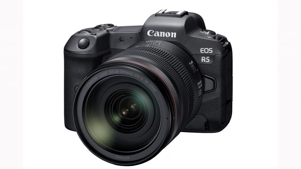 Canon EOS R5: eine spiegellose Vollformatkamera für Profis mit 8K-Video.