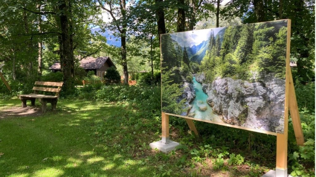 Freiluft-Fotoausstellung „Das wilde Herz Europas“ von Christine Sonvilla und Marc Graf im Nationalpark Gehäuse (c) Martin Hartmann / Nationalpark Gesäuse GmbH