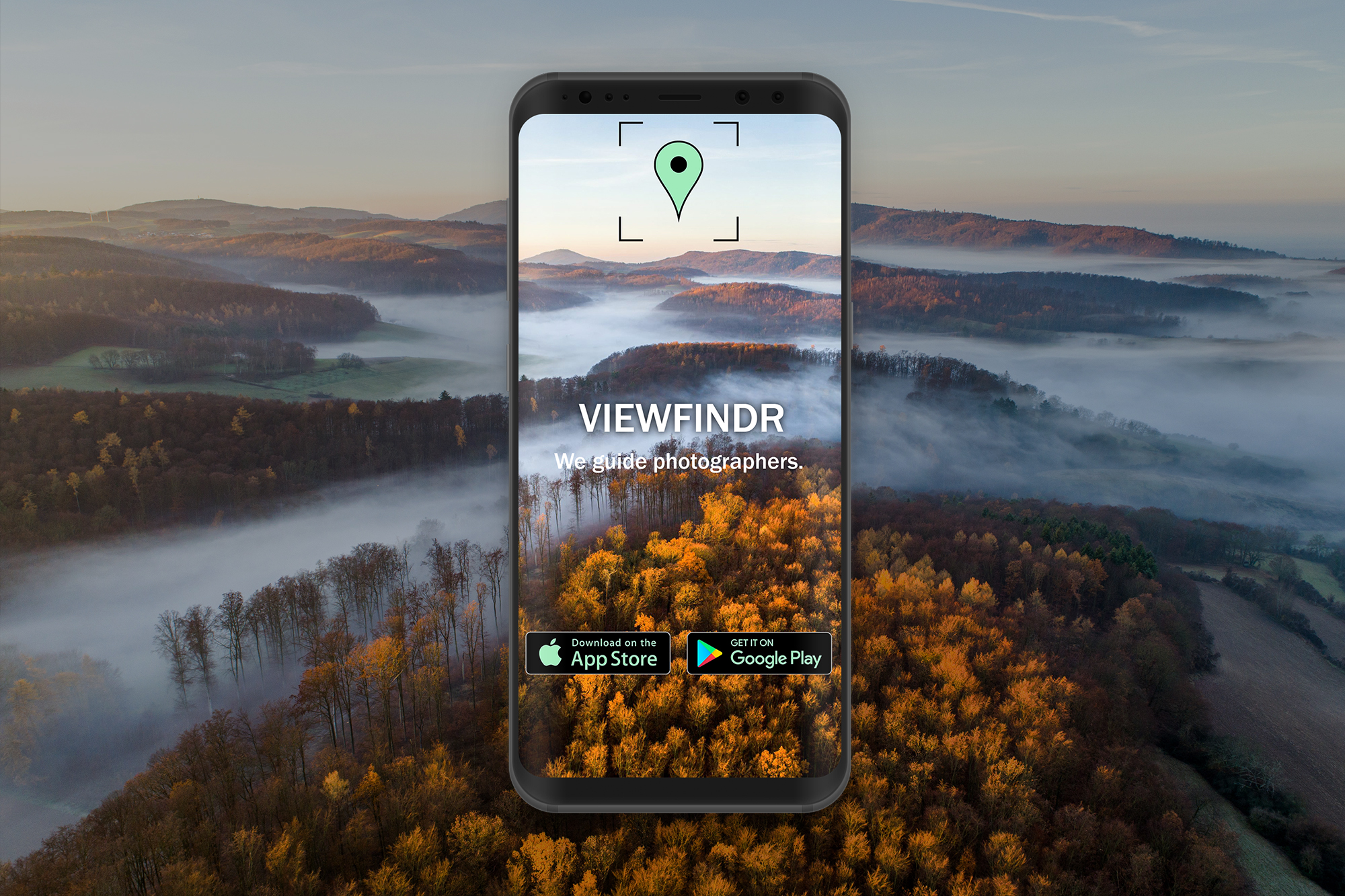 Viewfindr ist sowohl für iOS als auch Android erhältlich. (c) Viewfindr