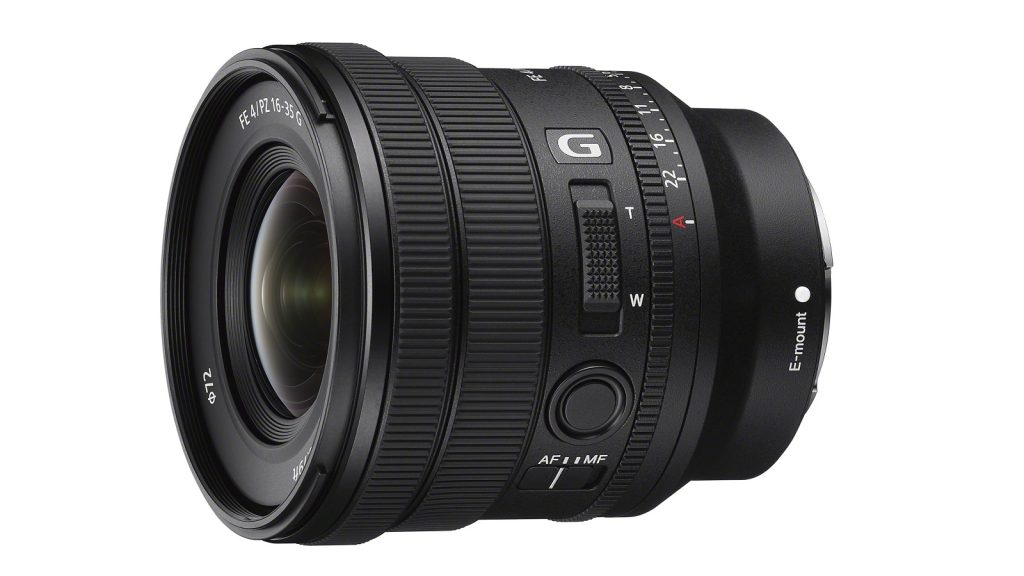 Das neue FE PZ 16-35 Millimeter F4 G eignet sich nicht nur für das Aufnehmen von Fotos sondern auch für das Anfertigen von Videos. Gerechnet ist es für den Einsatz an Vollformatkameras. (c) Sony