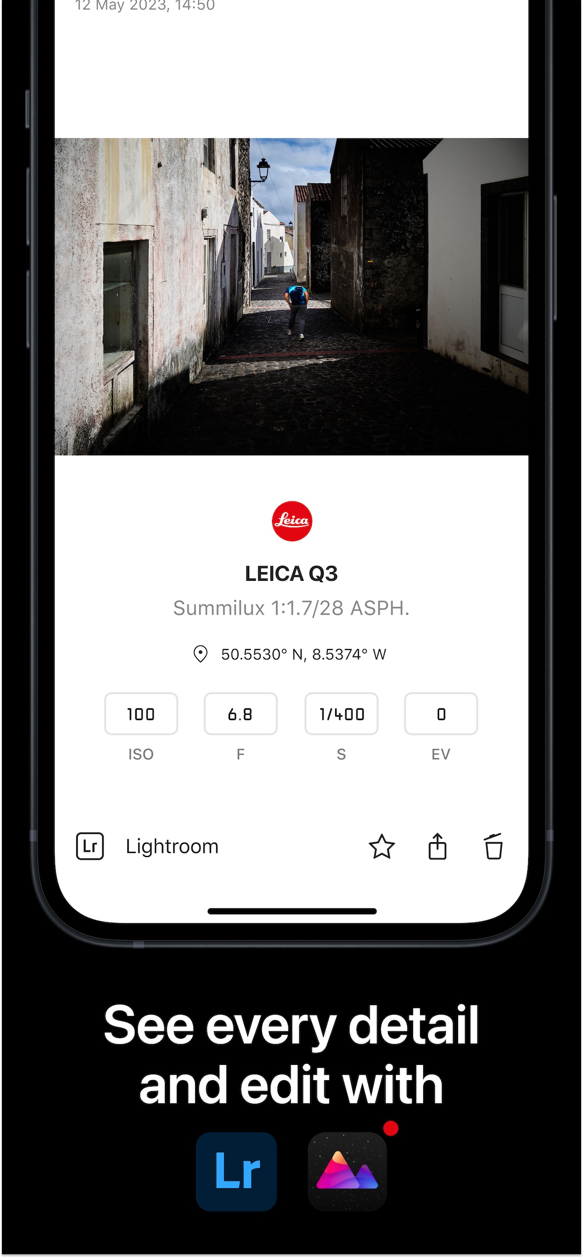 Leica FOTOS App 4.0 (c) Leica Camera AG