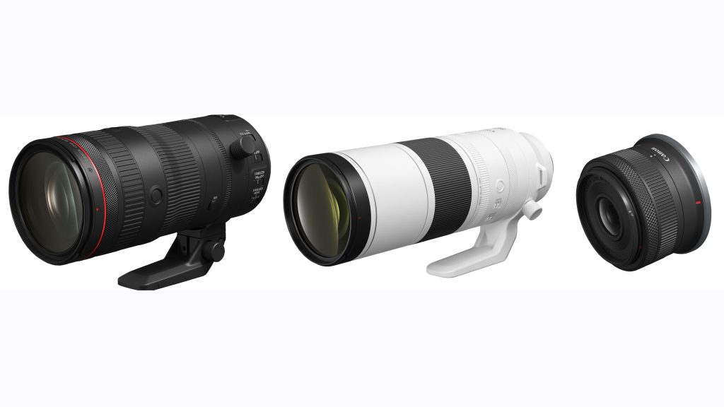 Canon kündigt die Markteinführung von drei neuen RF-Objektiven und zwei neuen Power-Zoom-Adaptern an. (c) Canon