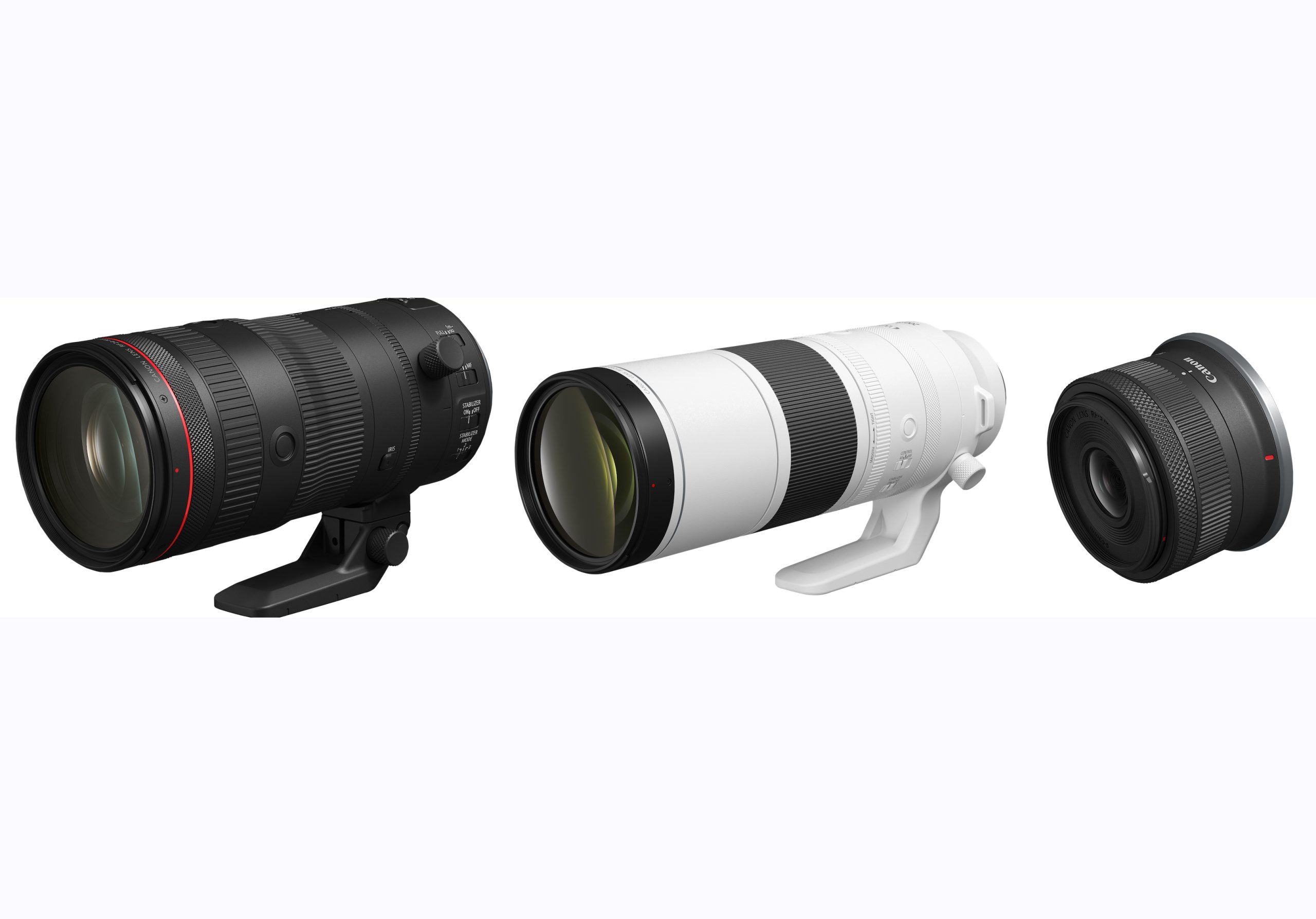Canon kündigt die Markteinführung von drei neuen RF-Objektiven und zwei neuen Power-Zoom-Adaptern an. (c) Canon