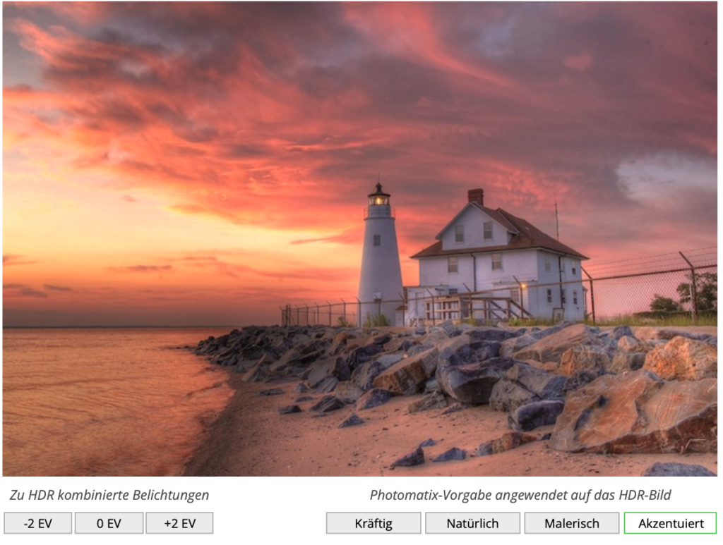 HDR-Demobild: HDR-Einstellung "akzentuiert" (c) Screenshot von /www.hdrsoft.com/de/index.html